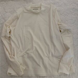 NWOT Spanx Yourself Long Sleeve Mock Neck Too Size XL